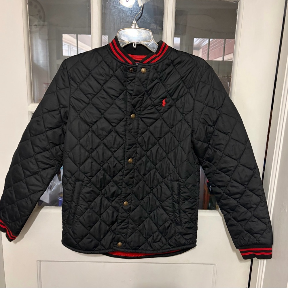 Polo by Ralph Lauren Red and Black Quilted Jacket